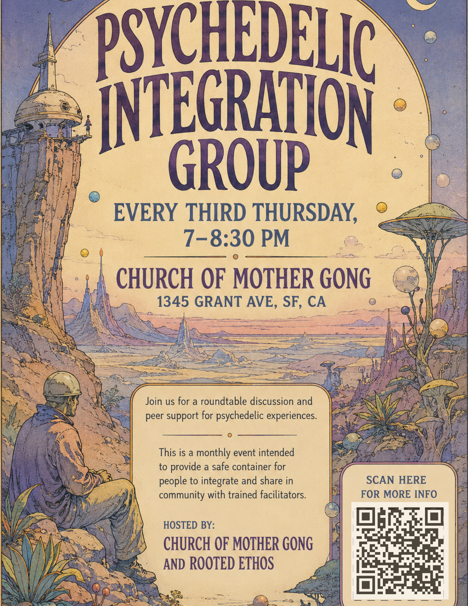 Psychedelic Community Integration Group - EVERY THIRD THURSDAY